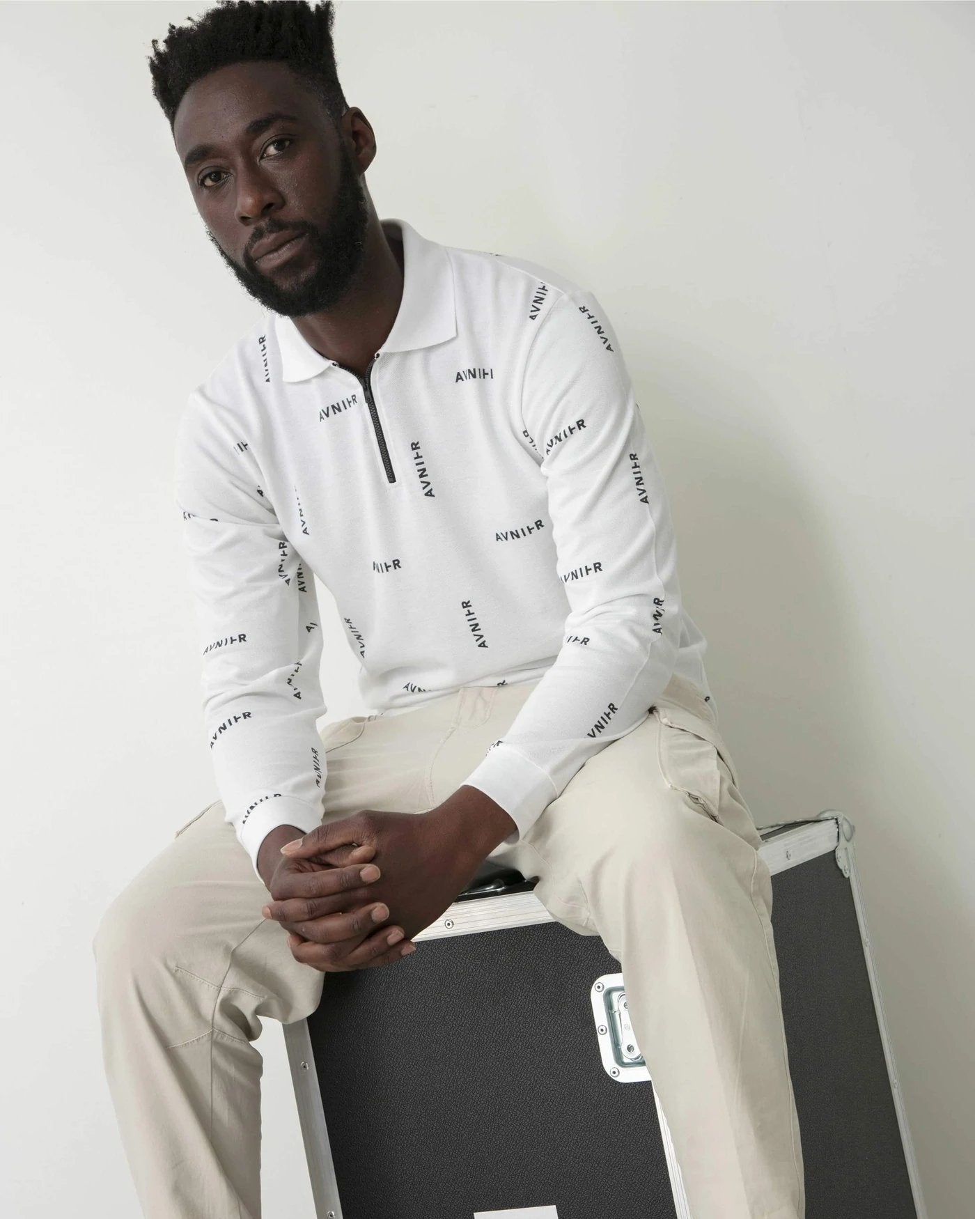 Avnier - Polo Select - White All Over-Chemises-AVPOSE-WHITEALLOVER