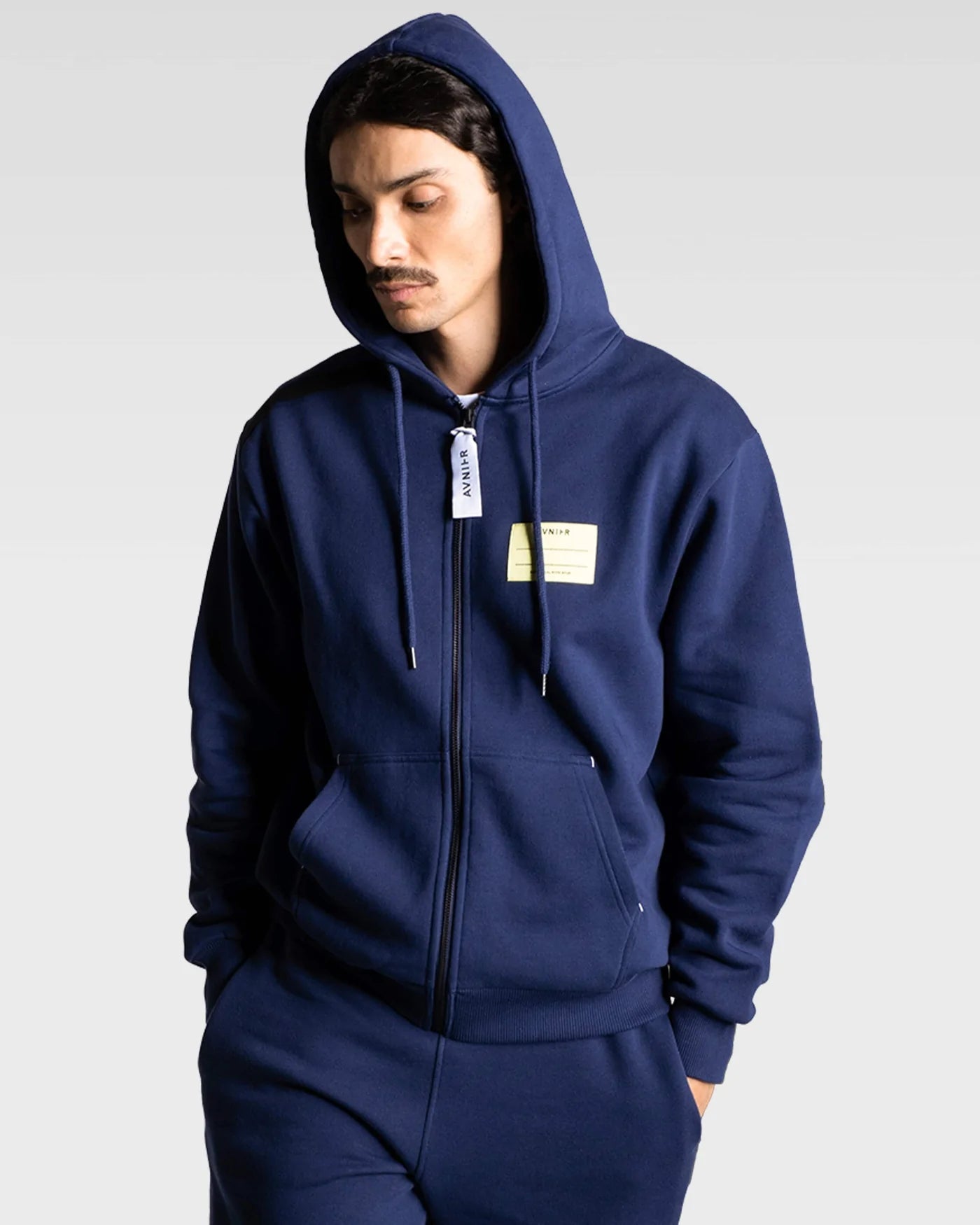 Avnier - Hoodie Zipper Control V2 - Navy-Pulls et Sweats-AVHOCO-NAVYV2