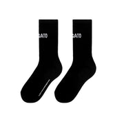 Axel Arigato - Logo Tube Socks - Black-Accessoires-15483-62