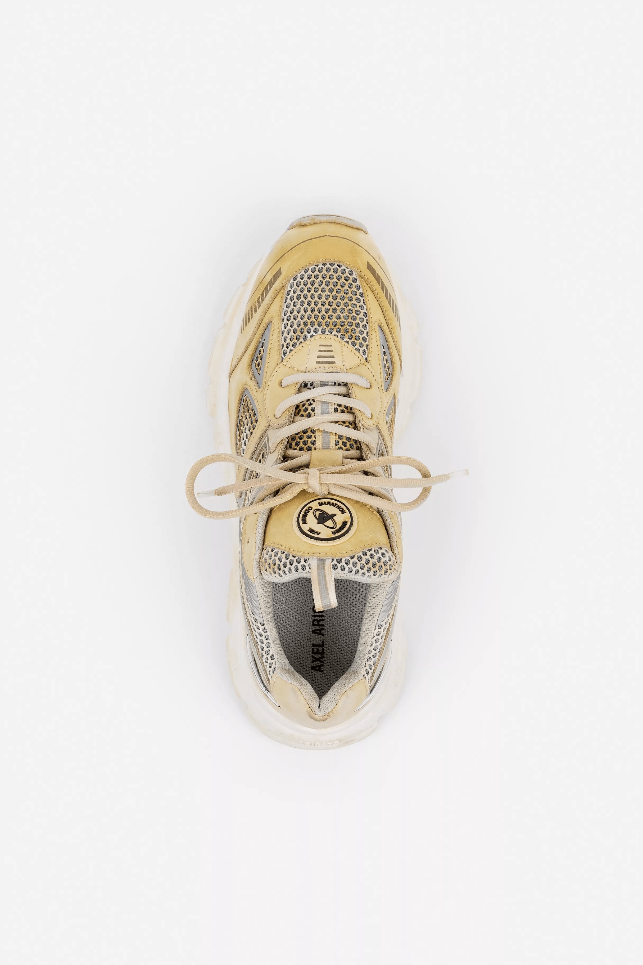 Axel Arigato - Sneakers Marathon Runner Dip-Dye Pale Yellow - NOUVEAUTE-Chaussures-33111