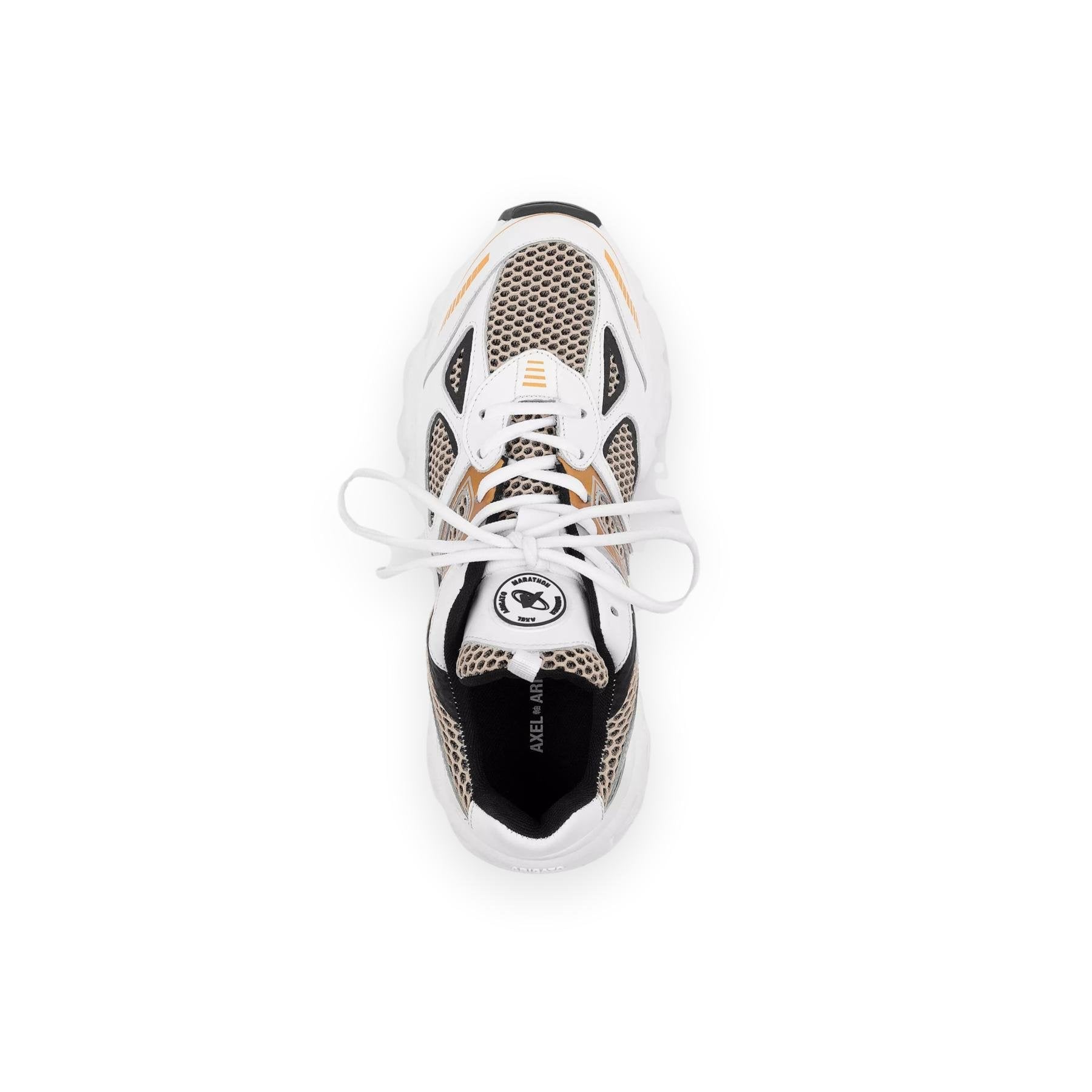 Axel Arigato - Sneakers Marathon Runner - White/Black/Orange UNISEXE-Chaussures-93013