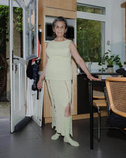 Baserange - Loulou Skirt en Coton Biologique - Mimosa-Jupes et Pantalons-SKLOU-CO-SP24