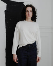 Baserange - Loose Sweatshirt en Coton / Chanvre - Non Teinté-Pulls et Sweats-TOLOS-CO-SP24