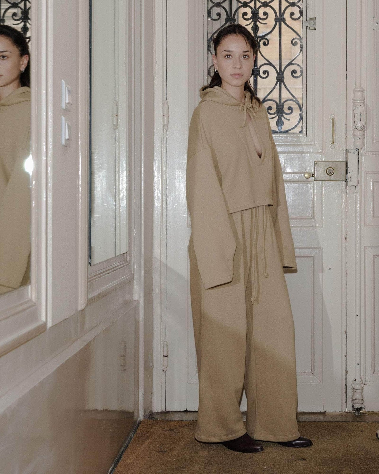 Baserange - Ordu Sweapants en Coton Régénératif - Beige-Pulls et Sweats-FLOP-PM-SP24