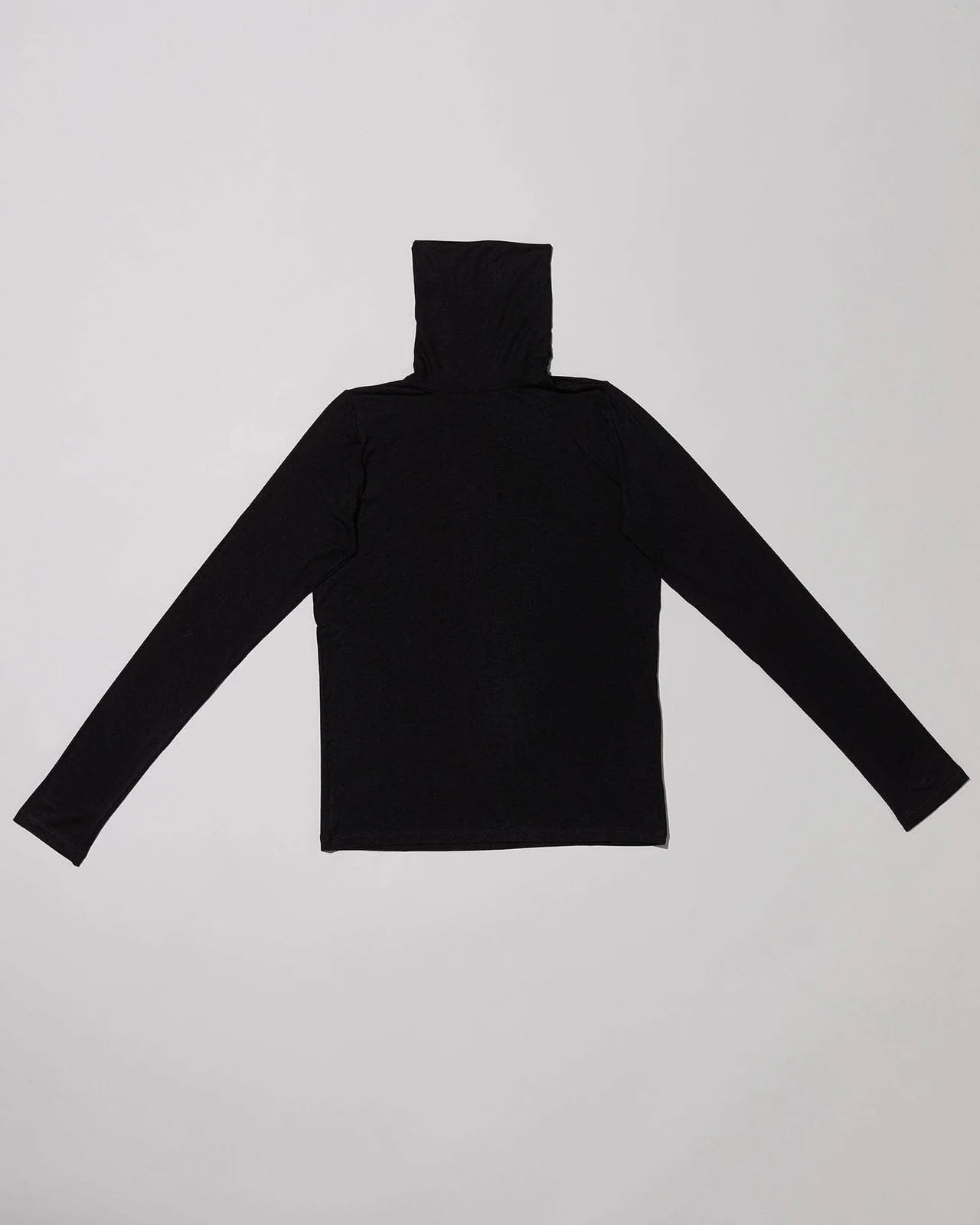 Baserange - Pull Coll Roulé en Lyocell Bambou - Noir-Pulls et Sweats-TOTN-BL-000