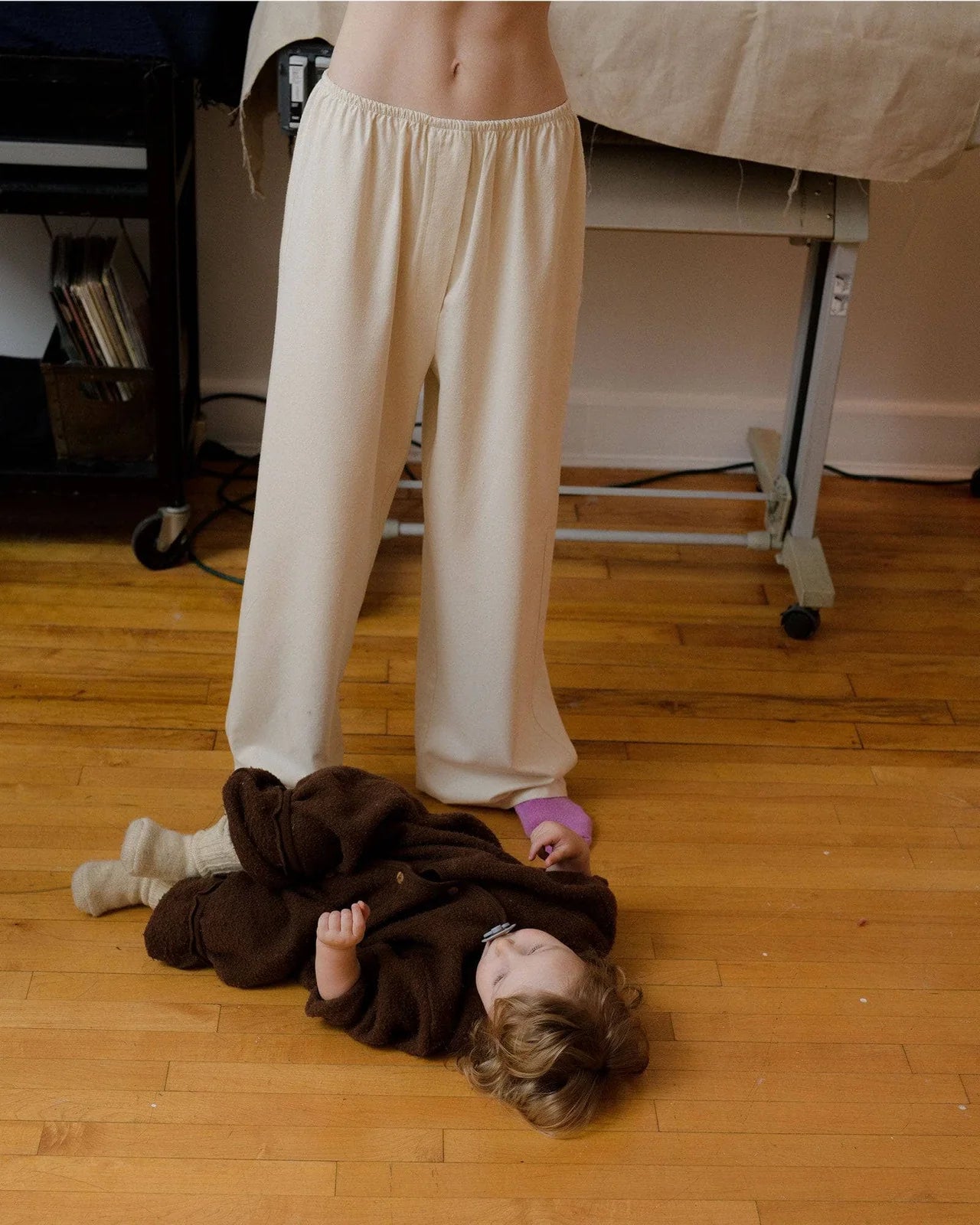 Baserange - Stoa Pants en Soie Sauvage - Non teinté-Pulls et Sweats-TRST-WS-000