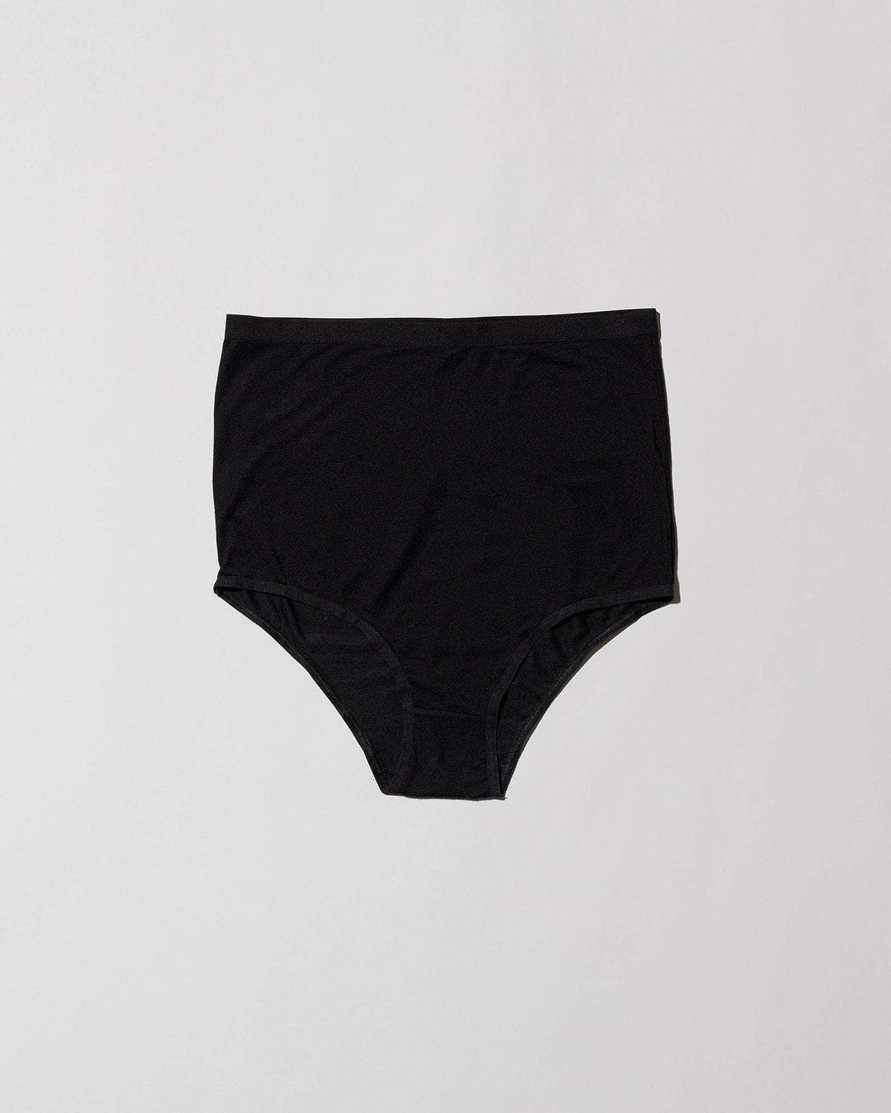 Baserange - Highwaist Bell pants en Vicose de Bambou - Noir-Sous-Vêtements-