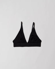 Baserange - Soutien Gorge Triangle en Vicose de Bambou - Noir-Tops-BRTR-BL-000