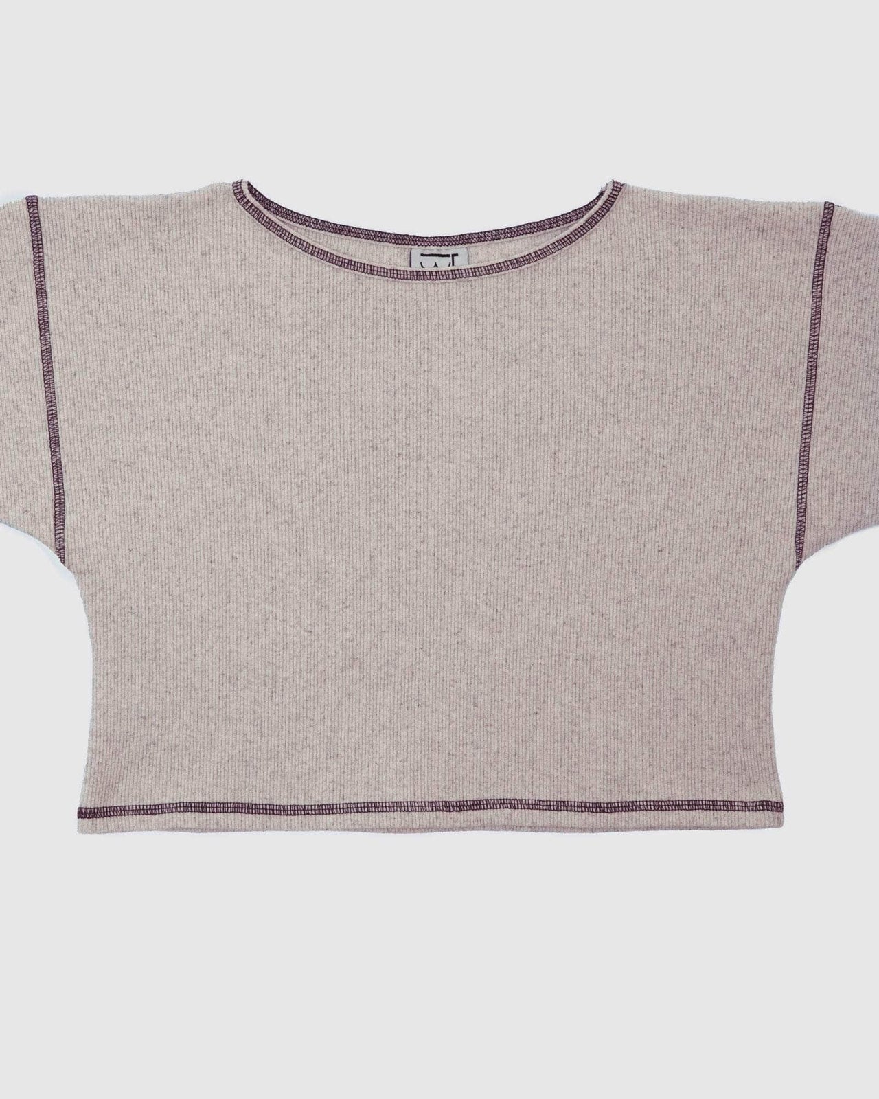 Baserange - Top garble en Coton / Chanvre - Undyed-Tops-FLGTO-RIB-SP24