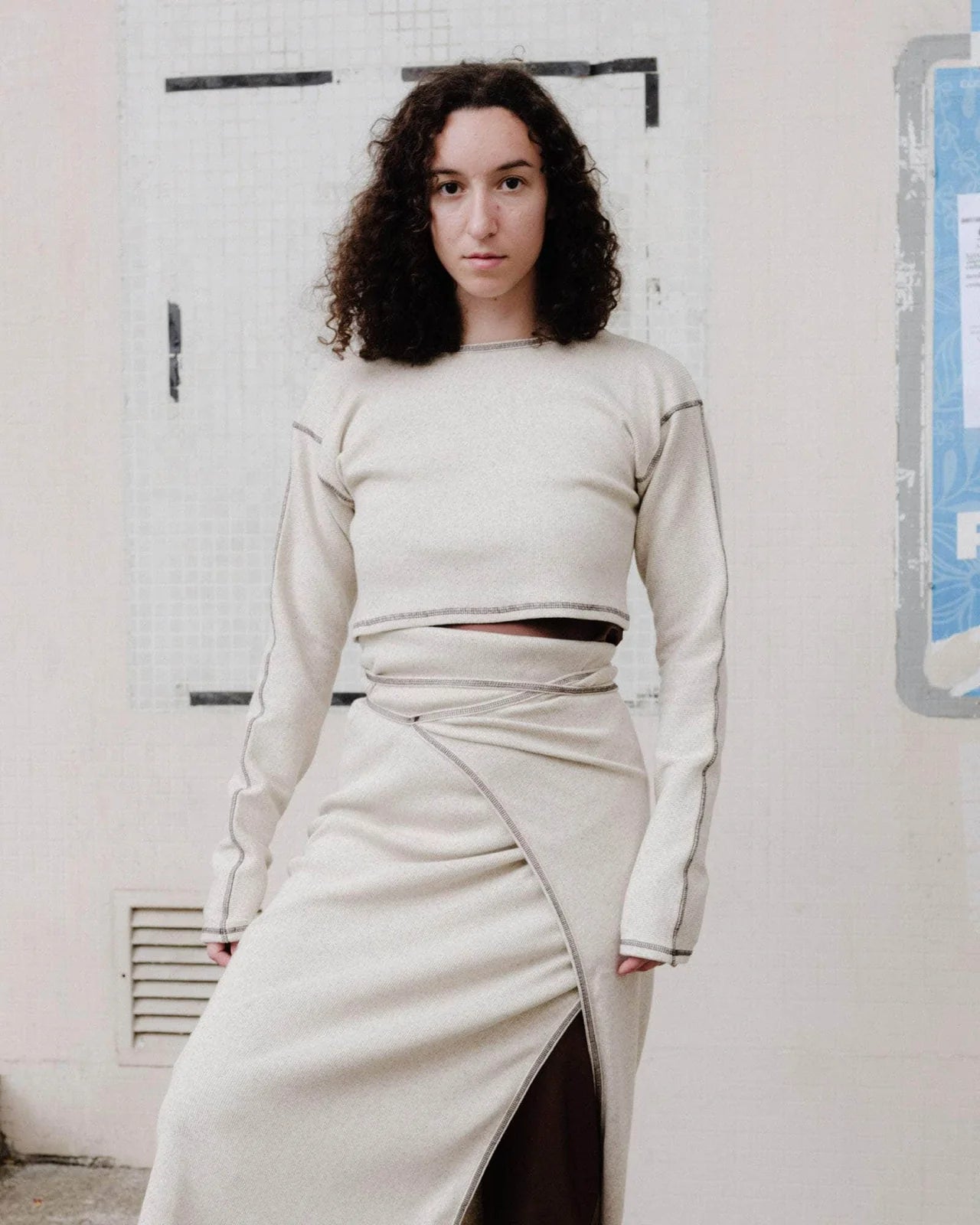 Baserange - Top garble en Coton / Chanvre - Undyed-Tops-FLGTO-RIB-SP24