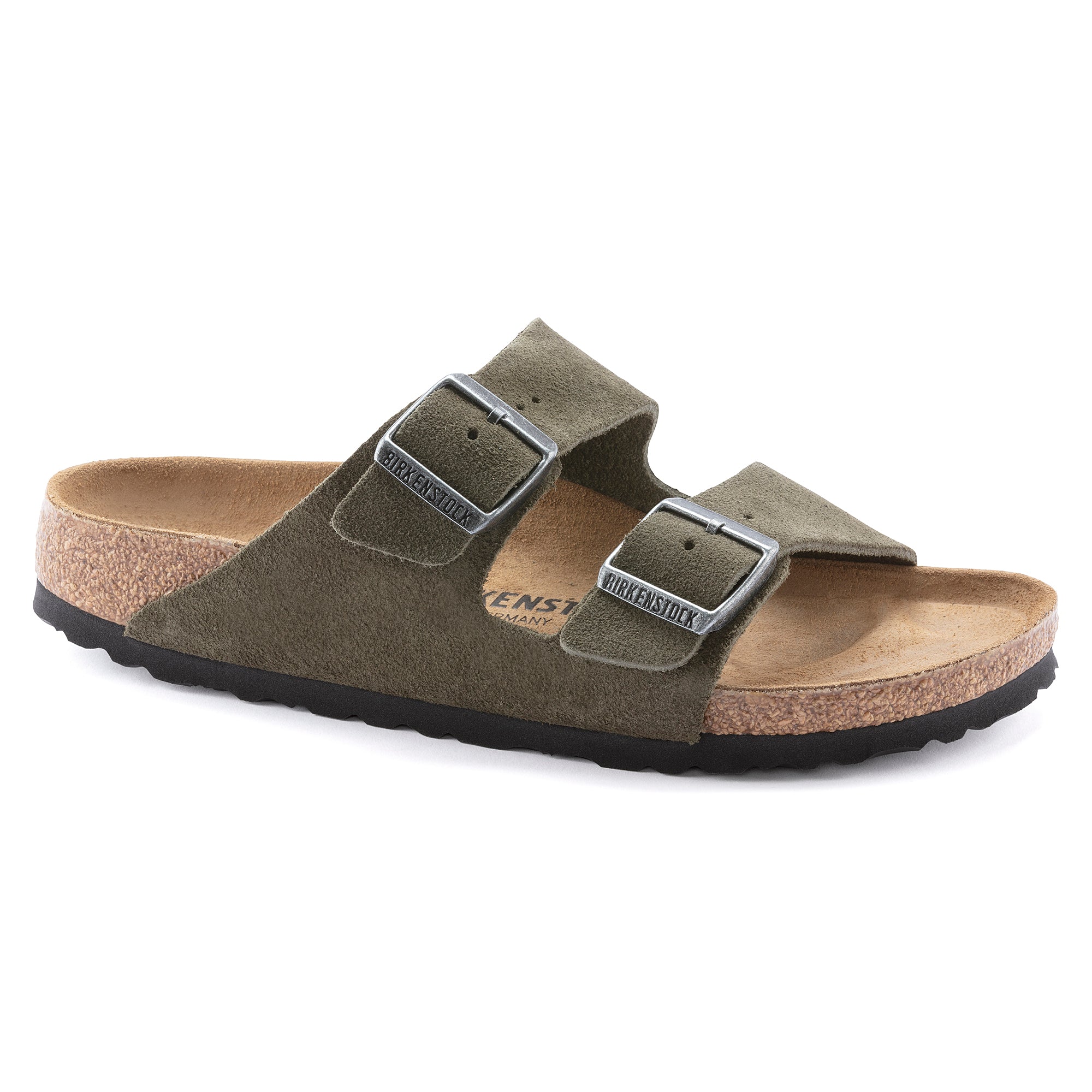 Birkenstock - Arizona Suede - Thyme-Chaussures-0951303