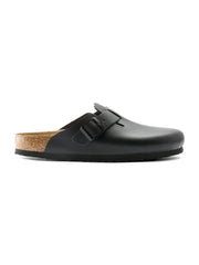 Birkenstock - Sabot Boston - Cuir Naturel - Noir-Chaussures-0060193