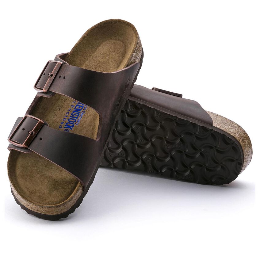 Birkenstock - Sandales Arizona - Cuir huilé - Habana-Chaussures-