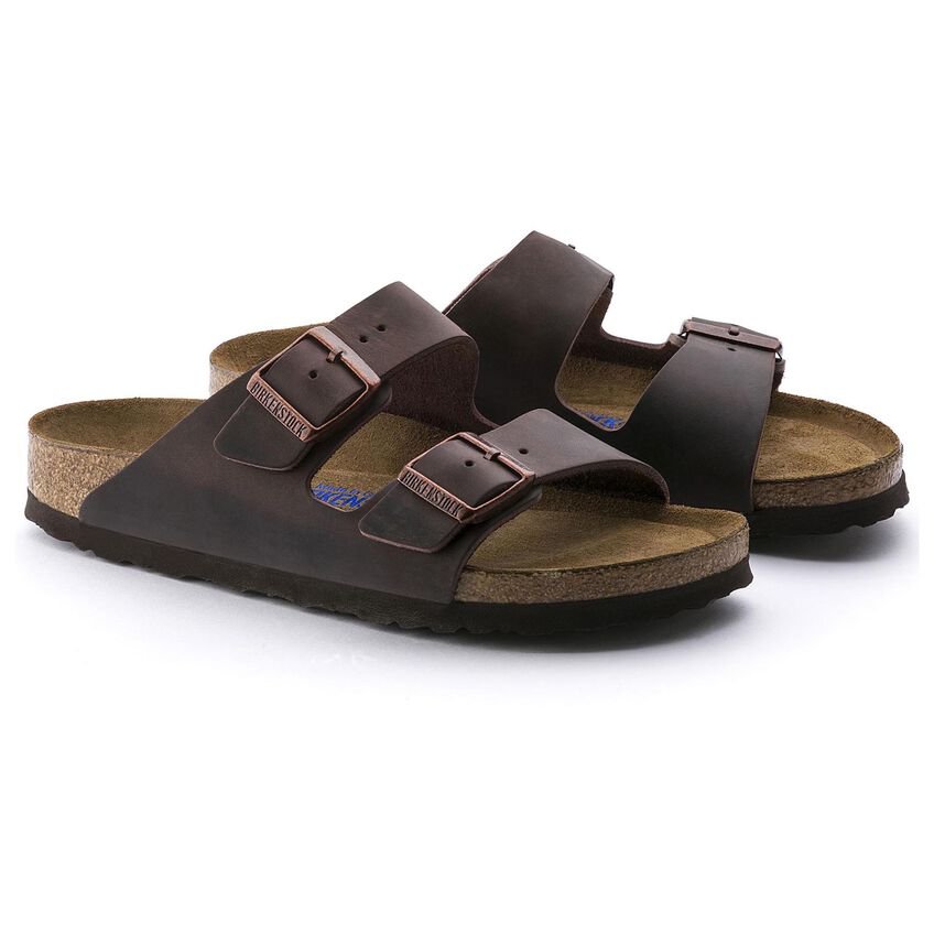 Birkenstock - Sandales Arizona - Cuir huilé - Habana-Chaussures-