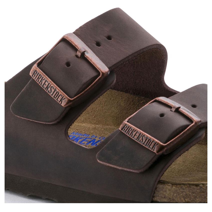 Birkenstock - Sandales Arizona - Cuir huilé - Habana-Chaussures-