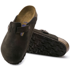 Birkenstock - Sandales Boston BS Cuir - Mocha-Chaussures-0660461
