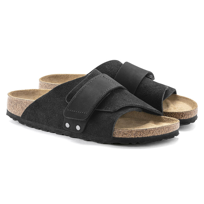 Birkenstock - Sandales Kyoto - Nubuck/suède - Black-Chaussures-1022566
