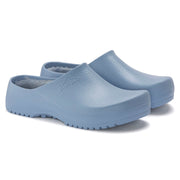 Birkenstock - Super-Birki PU/Shearling Dusty Blue - Sabot fourrure-Chaussures-1023331