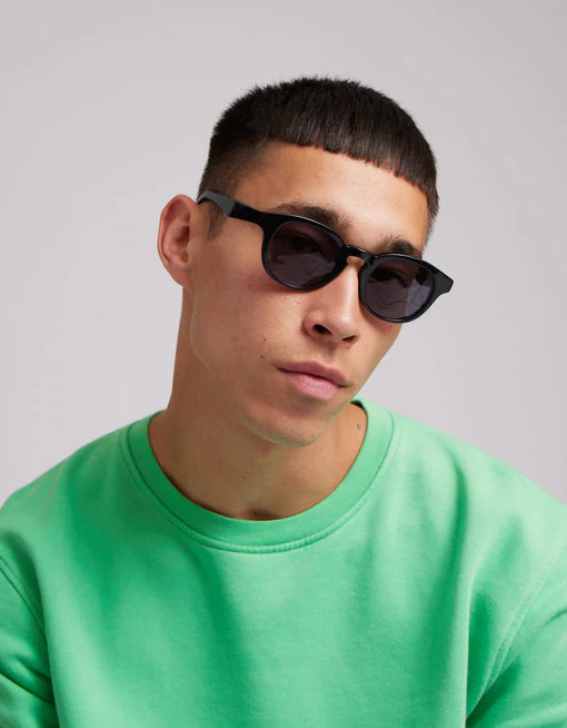 Colorful Standard - Sunglass 12 - Deep Black Solid/Black - Lunettes de soleil