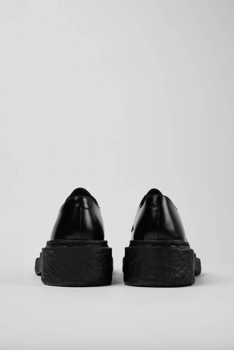 Camper - Vamonos Leather Blucher - Black-Chaussures-A500018-001