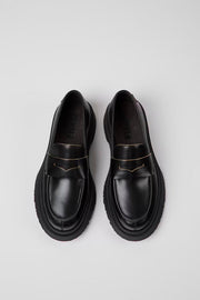 Camper - Walden Loafers Black - Mocassins en cuir noir-Chaussures-K201116-007