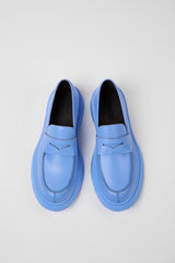 Camper - Walden Loafers Blue - Mocassins en cuir bleu-Chaussures-K201116-013