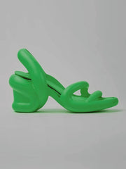 Camperlab - Chaussures Talon Kobarah Bio Pebre - Green-Chaussures-K200155-019