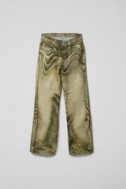 CamperLAB - Black Green Denim Jeans - Vert-Pantalons et Shorts-AU00006-001