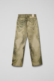 CamperLAB - Black Green Denim Jeans - Vert-Pantalons et Shorts-AU00006-001