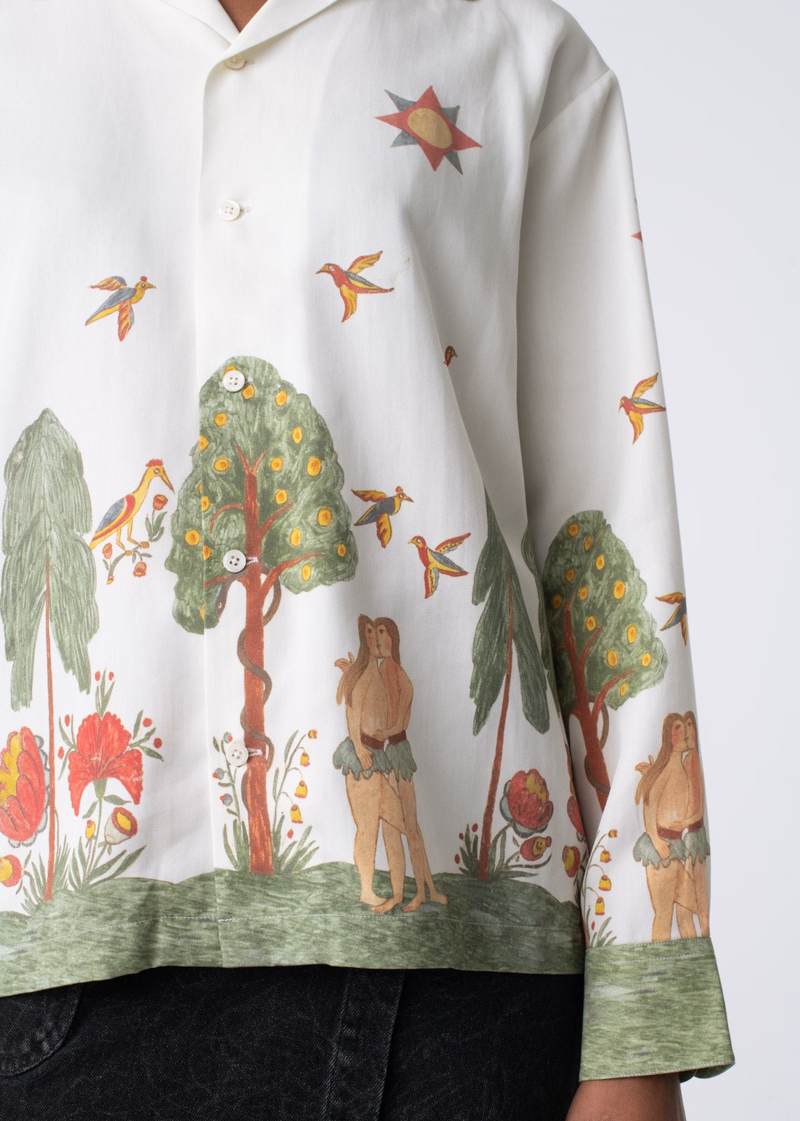 Carne Bollente - Eves Garden Shirt - All Over-Chemises-AW23LS0202