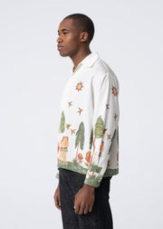 Carne Bollente - Eves Garden Shirt - All Over-Chemises-AW23LS0202