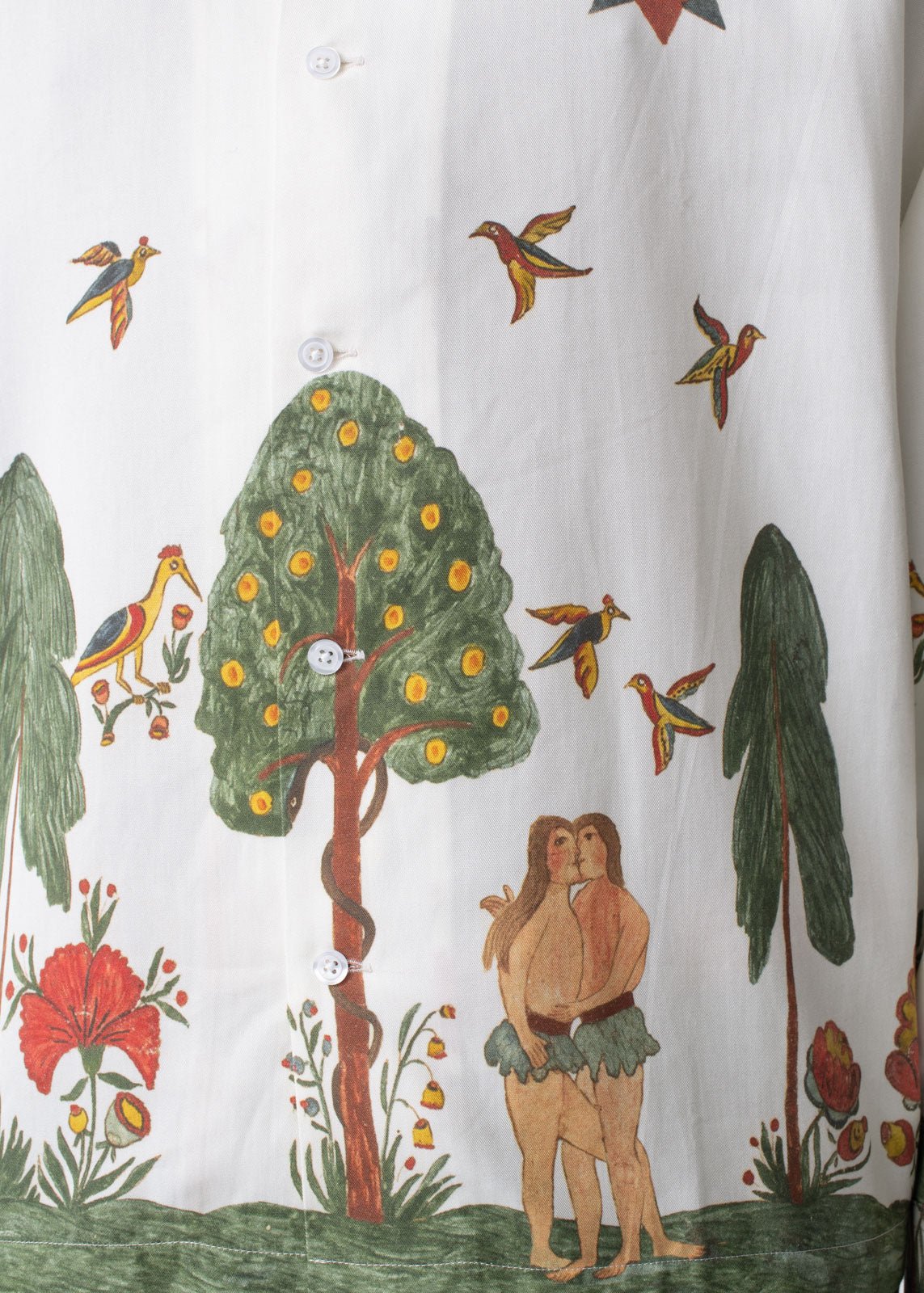 Carne Bollente - Eves Garden Shirt - All Over-Chemises-AW23LS0202