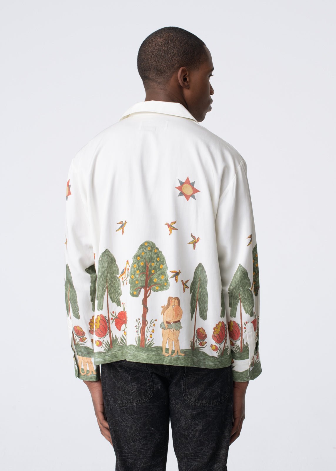 Carne Bollente - Eves Garden Shirt - All Over-Chemises-AW23LS0202