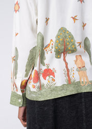 Carne Bollente - Eves Garden Shirt - All Over-Chemises-AW23LS0202