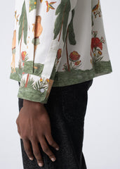 Carne Bollente - Eves Garden Shirt - All Over-Chemises-AW23LS0202