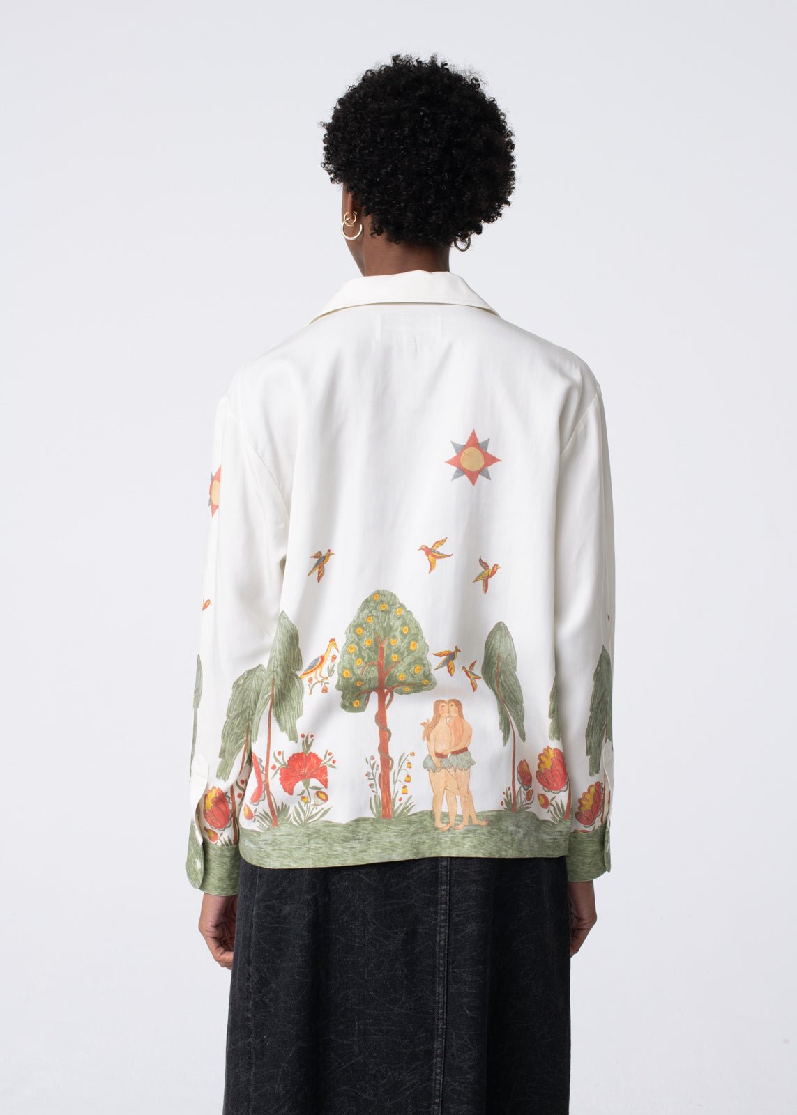Carne Bollente - Eves Garden Shirt - All Over-Chemises-AW23LS0202