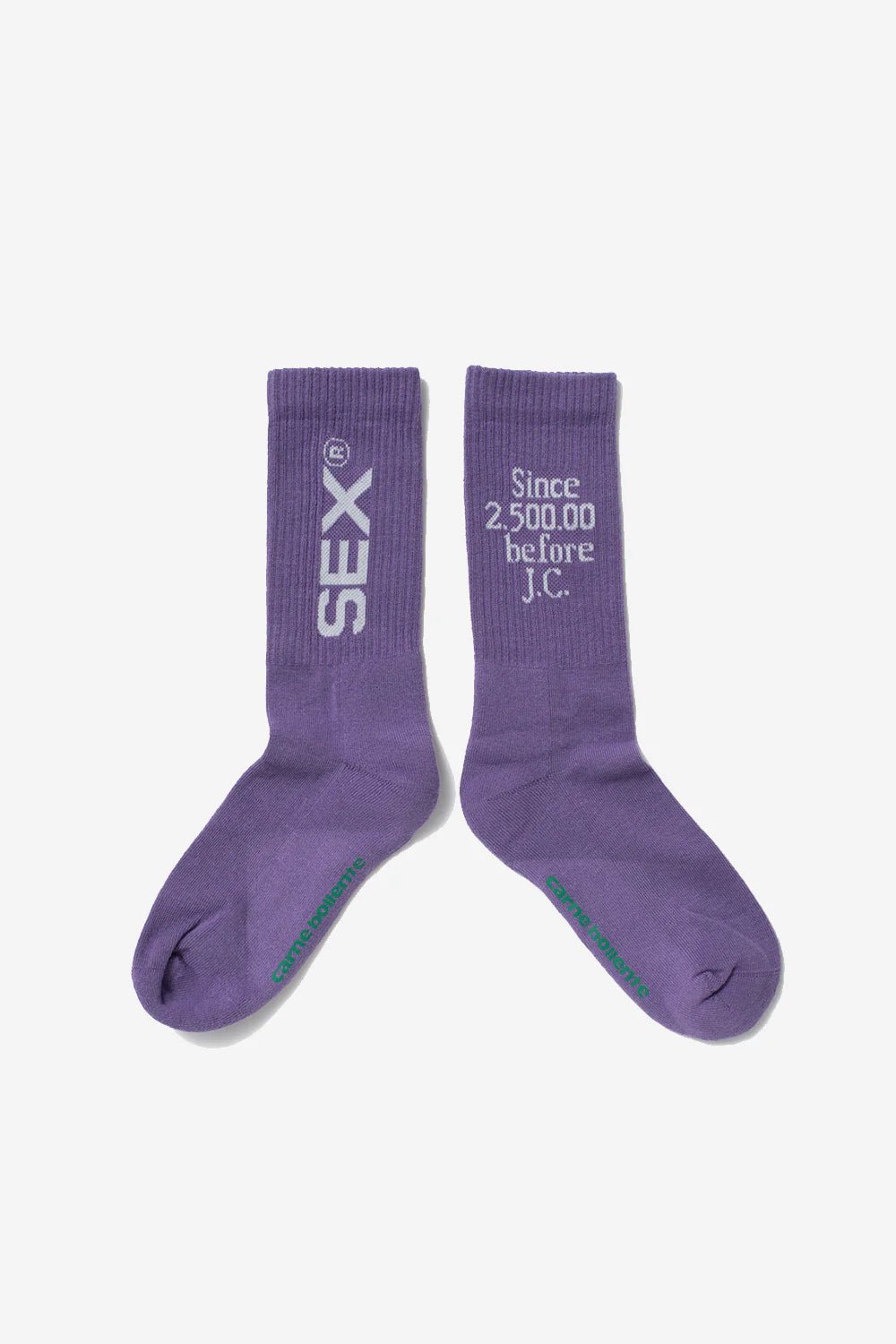 Carne Bollente - Chaussex - Purple-Pantalons et Shorts-AW23SK0202