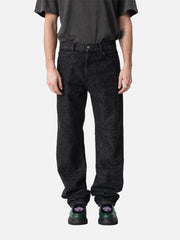 Carne Bollente - Love Draft Denim Trousers - Washed Black-Pantalons et Shorts-AW23DP0203