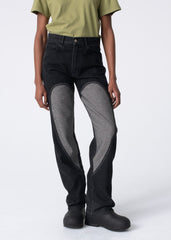 Carne Bollente - Lovepants Denim Trousers - Washed Black-Pantalons et Shorts-AW23DP0201