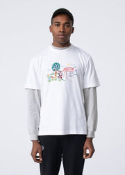 Carne Bollente - Coloring Boots T-shirt - White-T-shirts-AW23ST0108