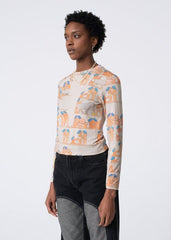 Carne Bollente - Hieroclits Top - All Over-Tops-AW23LT0201