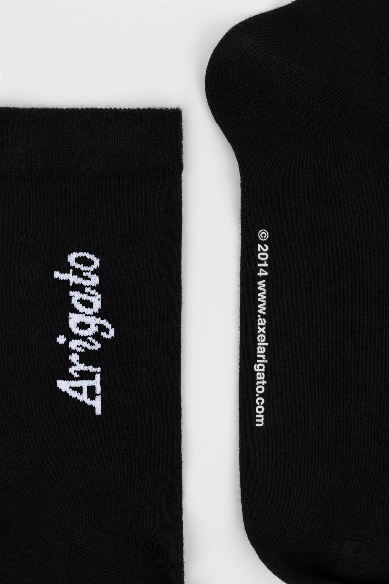 Axel Arigato - Script Logo Socks - Black-Accessoires-15467-62