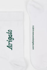 Axel Arigato - Script Logo Socks - White-Accessoires-15473-61