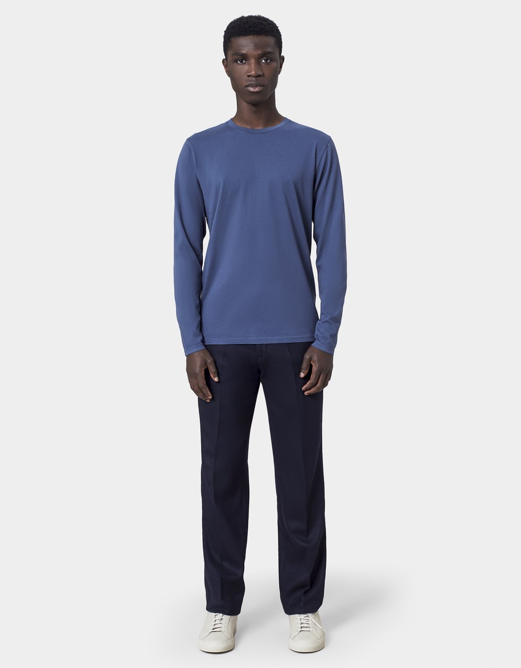 Colorful Standard - Classic Organic LS Tee Black - T-shirt manches longues noir en coton biologique-T-shirts-CS1002