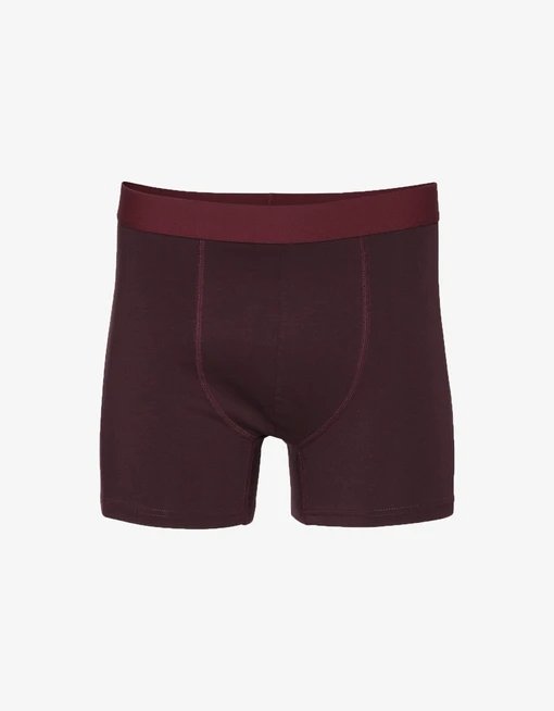 Colorful Standard - Classic Organic Boxer Briefs Oxblood Red-Accessoires-CS7001