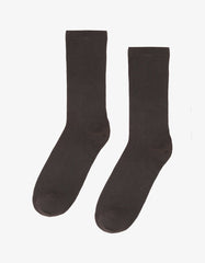 Colorful Standard - Men Classic Organic Sock - Coffee Brown - Chaussettes Marron En Coton Biologique-Accessoires-CS6001