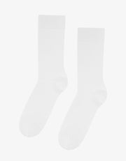 Colorful Standard - Men Classic Organic Sock - Optical White - Chaussettes Blanches En Coton Biologique-Accessoires-CS6001