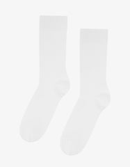 Colorful Standard - Men Classic Organic Sock - Optical White - Chaussettes Blanches En Coton Biologique-Accessoires-CS6001