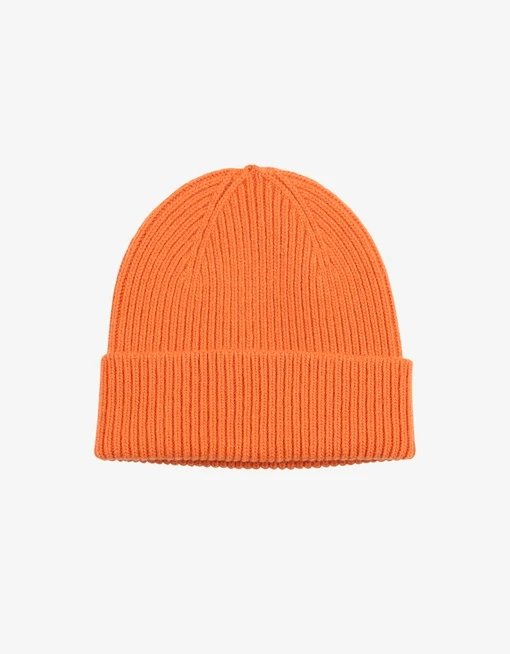 Colorful Standard - Merino Wool Beanie Burned Orange-Accessoires-CS5081
