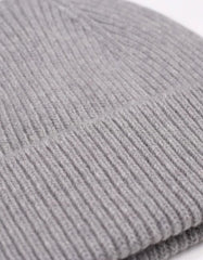 Colorful Standard - Merino Wool Beanie Heather Grey-Accessoires-CS5081